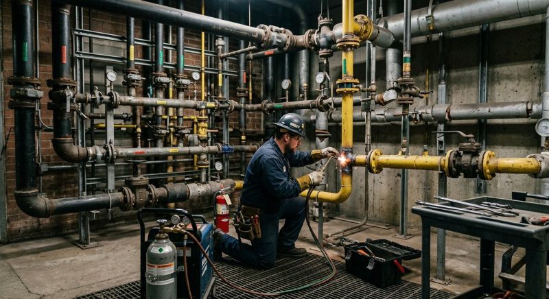 Commercial Gas Line Repair in Fredericksburg, VA