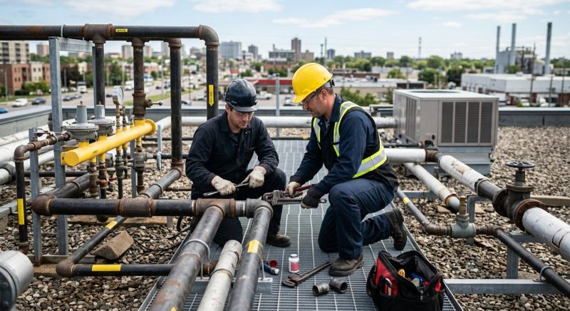 Commercial Gas Line Service in Denver, CO
