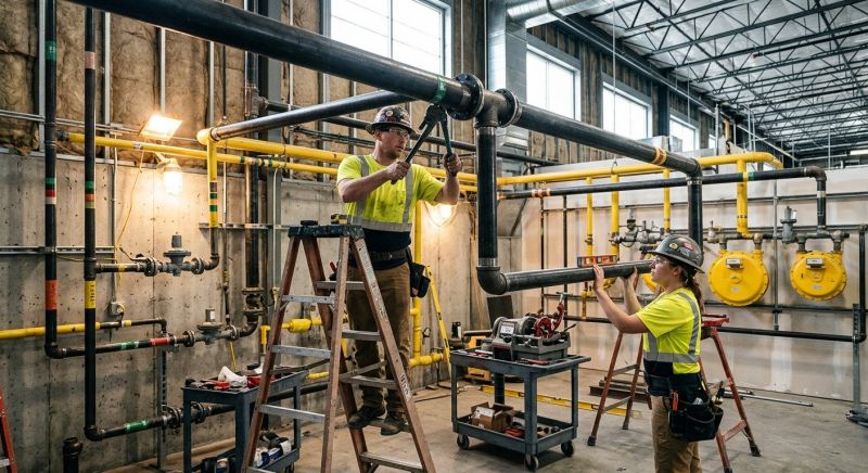 Commercial Gas Piping in Denver County, CO