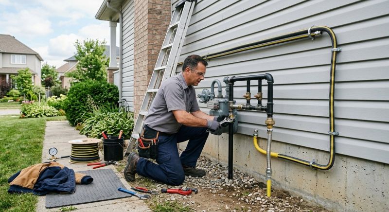 Fire Pit Gas Line Installation in San Antonio, TX