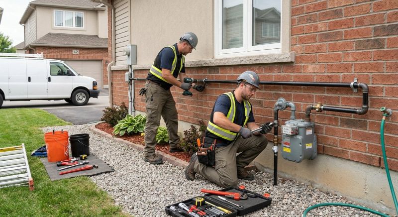 Gas Line Relocation in Columbus, OH