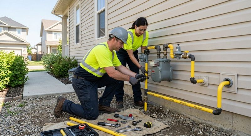 Natural Gas Line Installation in West Palm Beach, FL