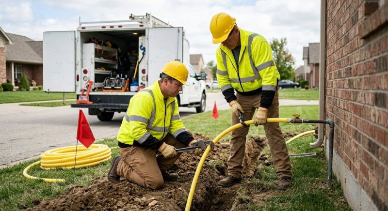 Underground Gas Line Service in Columbus, OH